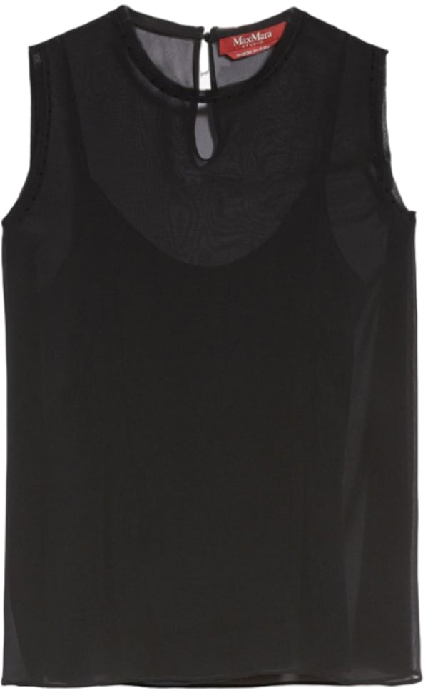 Max Mara Top Black Zwart