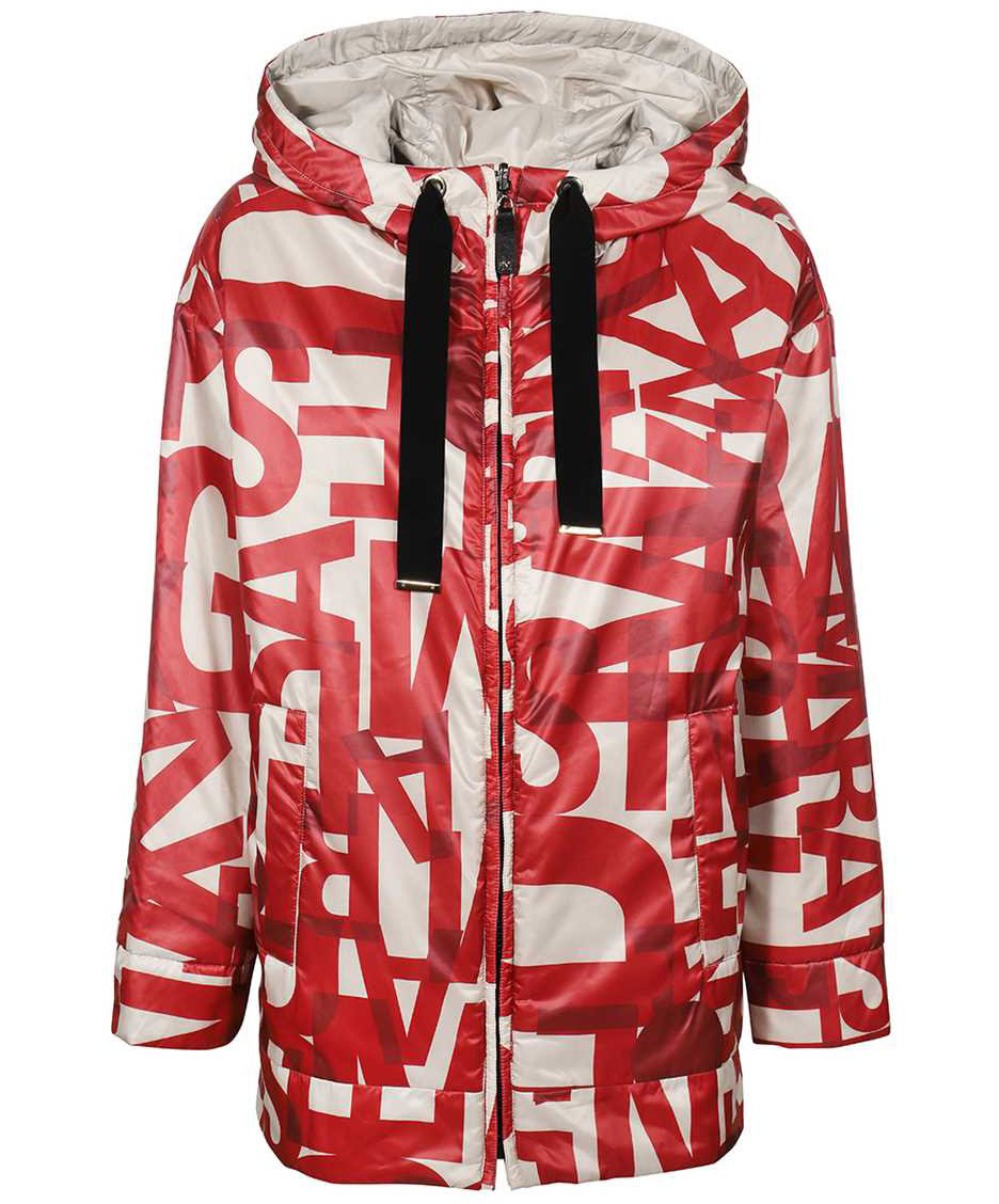 Max Mara Hooded down jacket Rood
