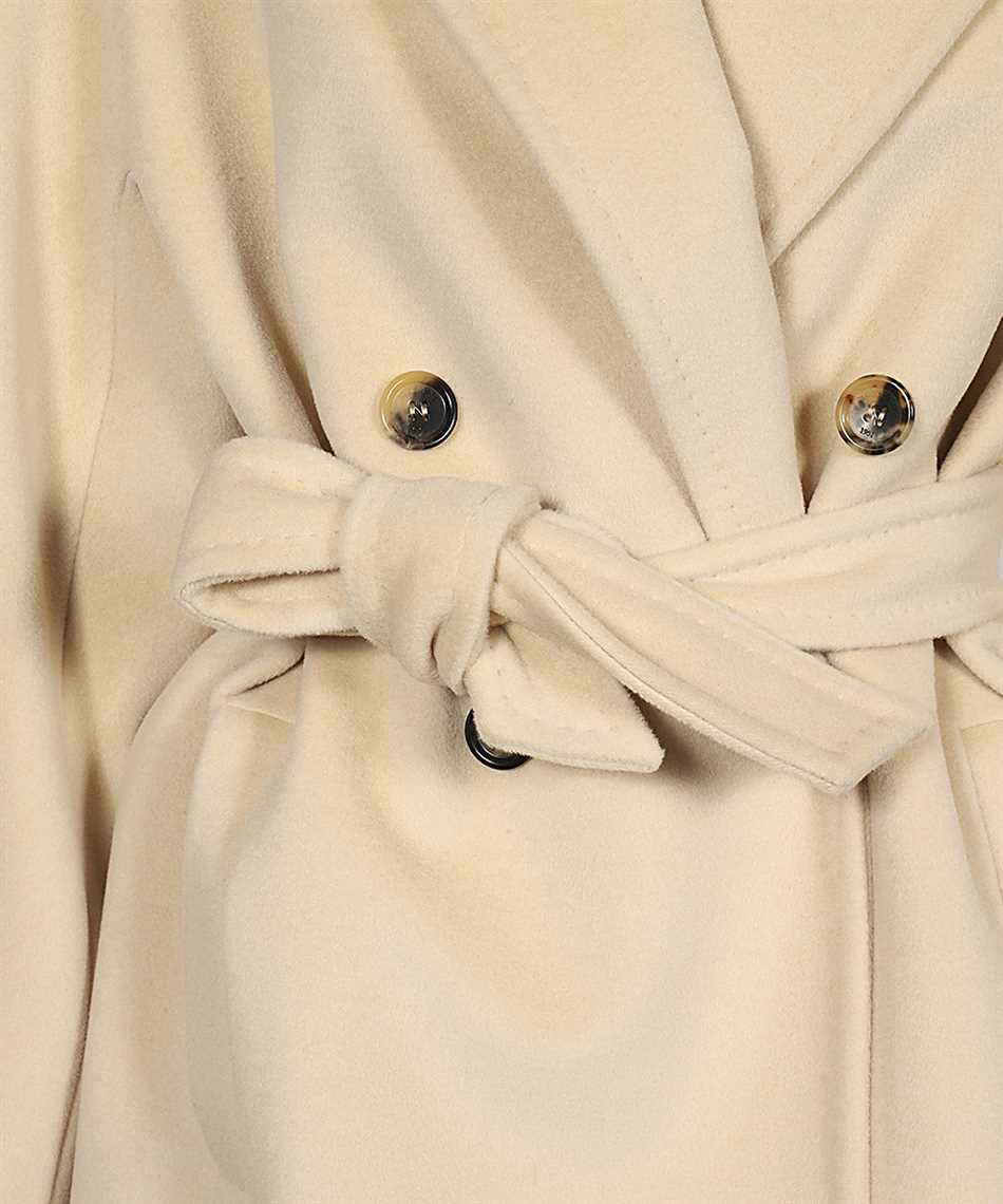 Max Mara Double-breasted wool and cashmere coat Beige