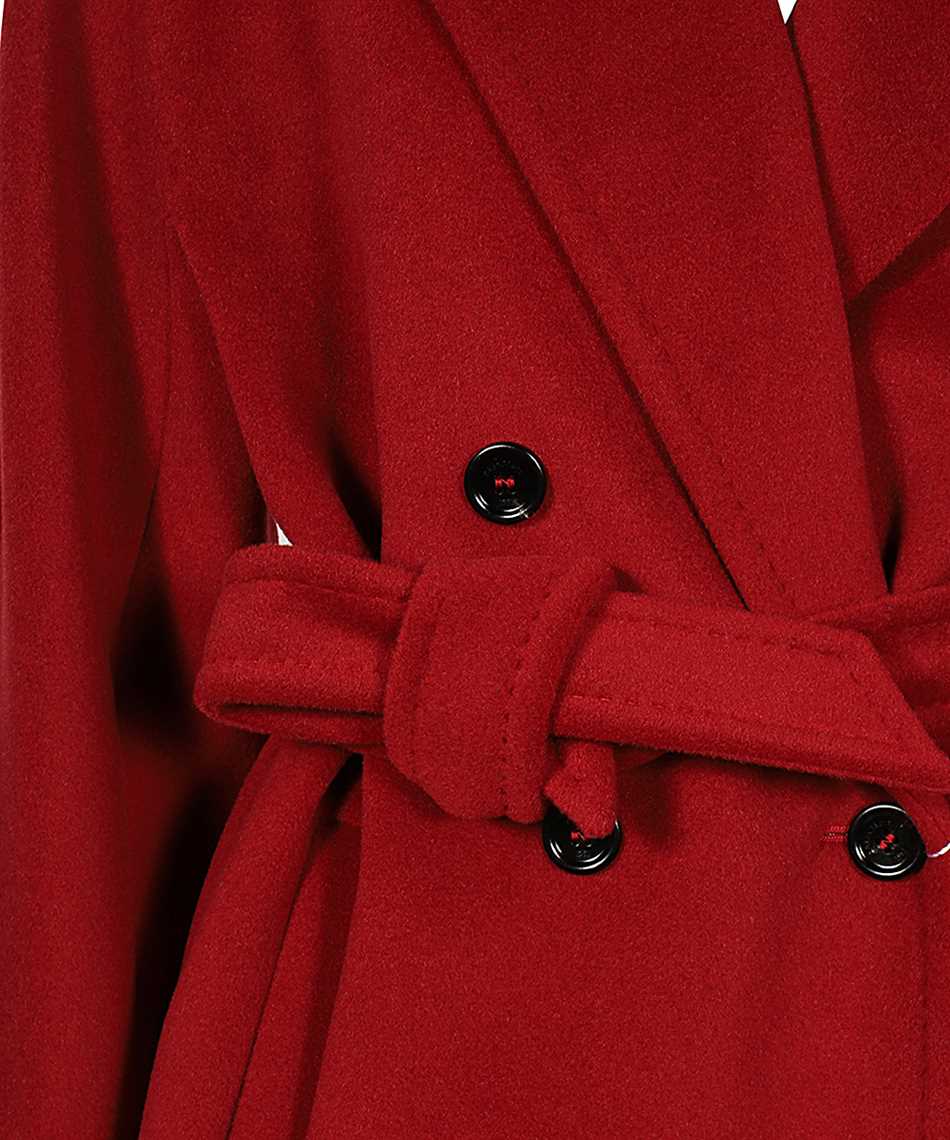 Max Mara Wool-cashmere blend coat Rood