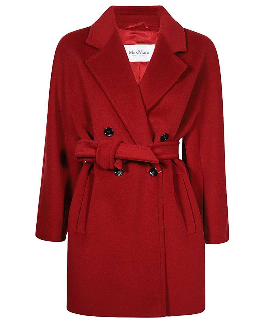 Max Mara Wool-cashmere blend coat Rood