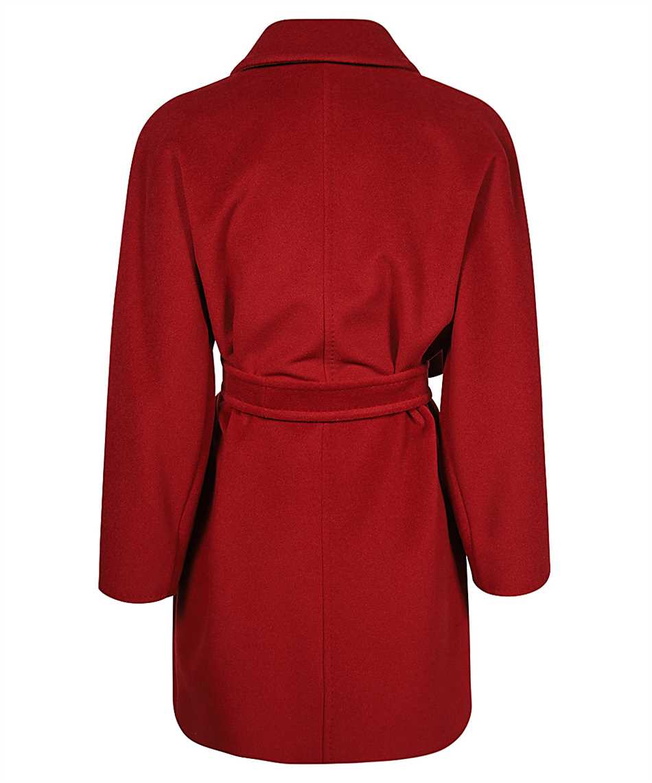 Max Mara Wool-cashmere blend coat Rood