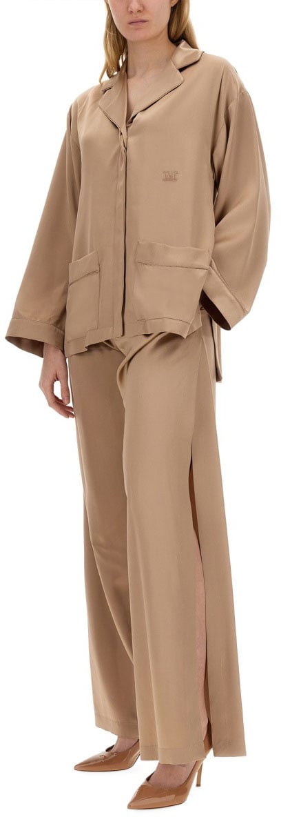 Max Mara "Piano Potter" Silk Shirt Roze