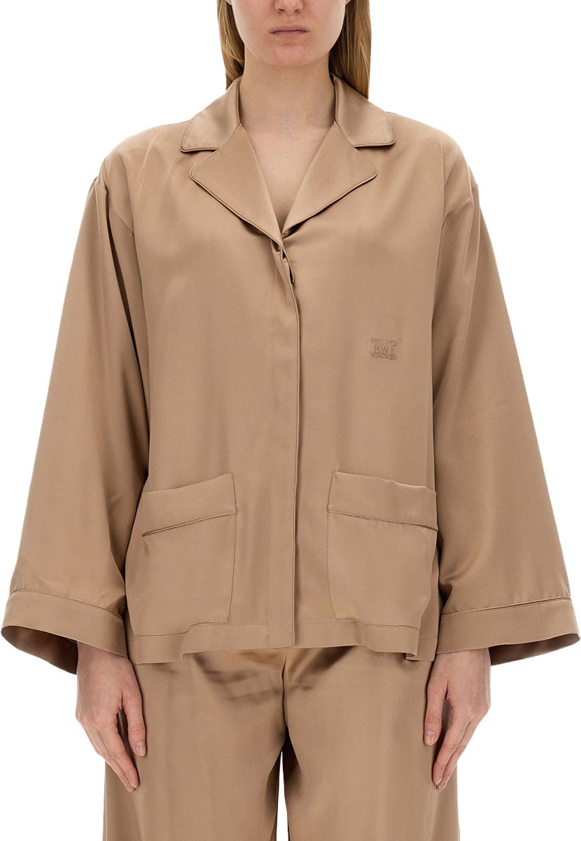 Max Mara "Piano Potter" Silk Shirt Roze