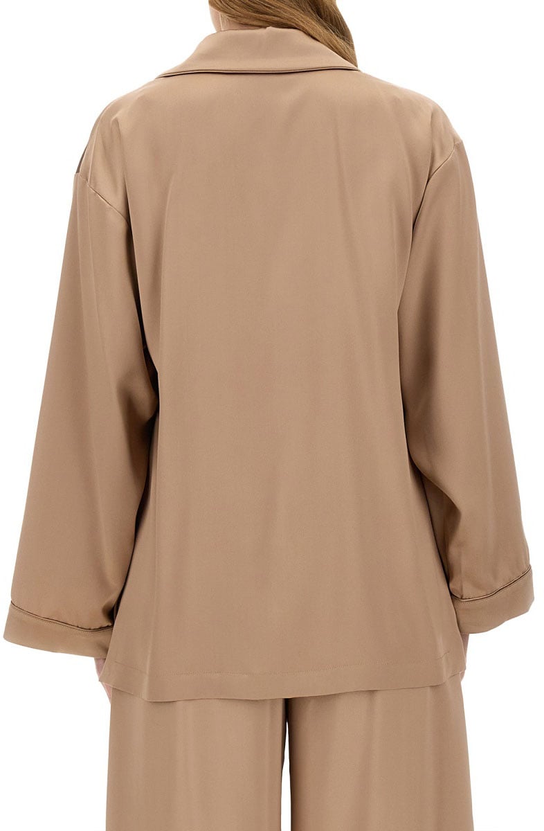 Max Mara "Piano Potter" Silk Shirt Roze
