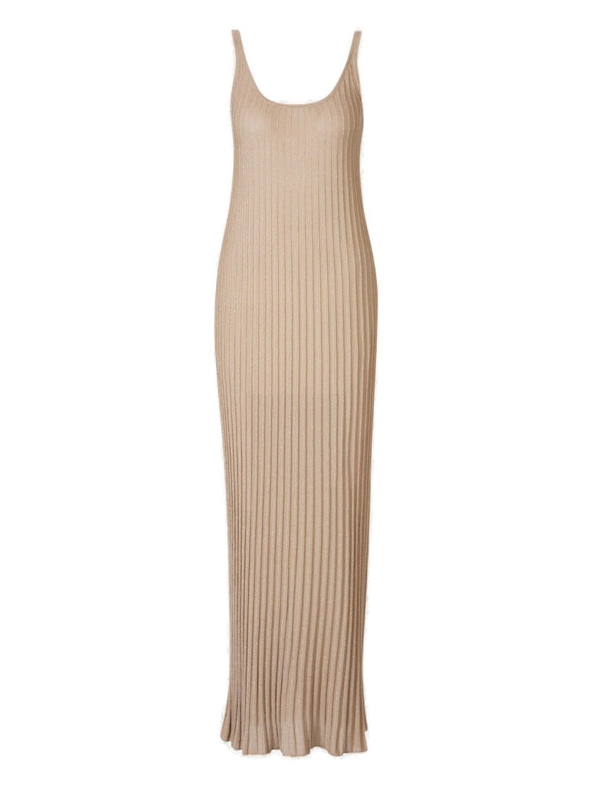 Max Mara Rhythm Piano Dress Neutraal