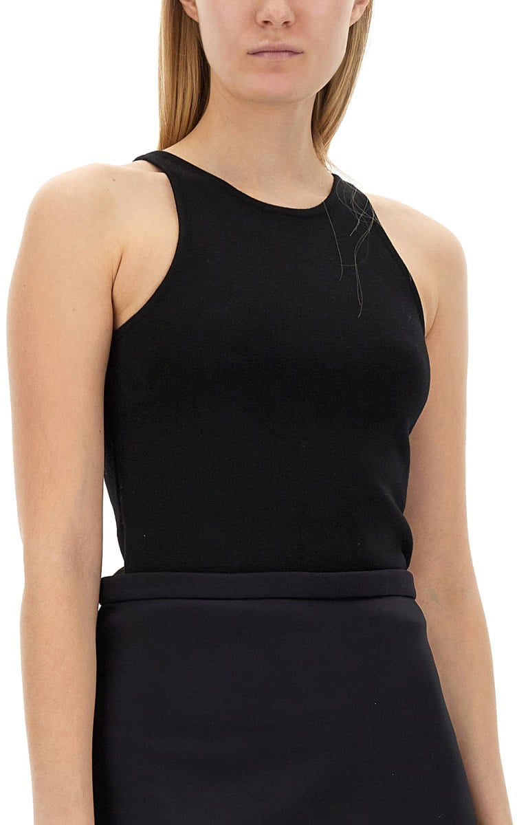 Max Mara "Alfeo" Wool Top Neutraal