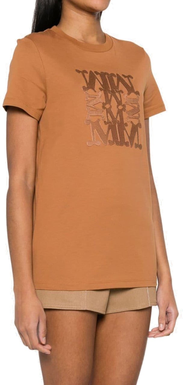 Max Mara Max Mara Taverna Cotton T-Shirt Bruin