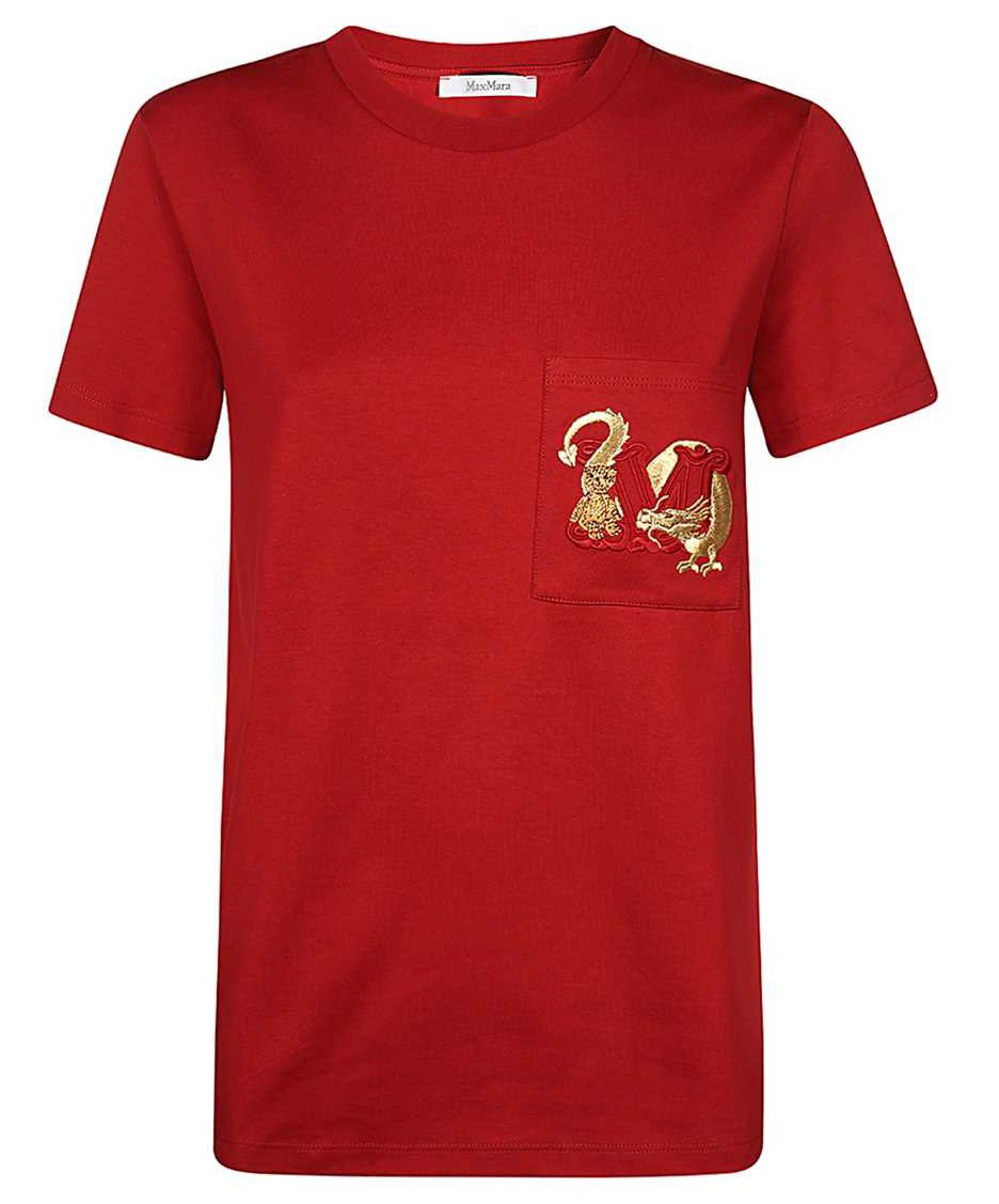 Max Mara Cotton T-shirt Rood