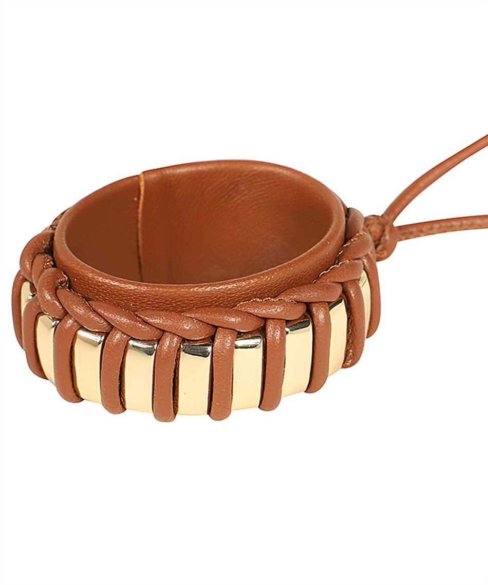 Max Mara Leather necklace Bruin