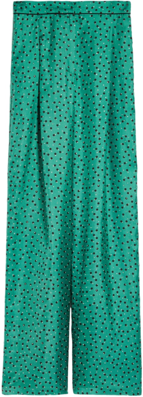 Max Mara Trousers Green Groen