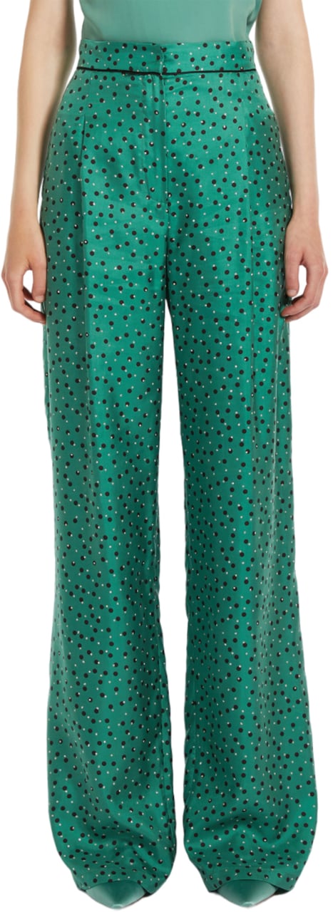 Max Mara Trousers Green Groen