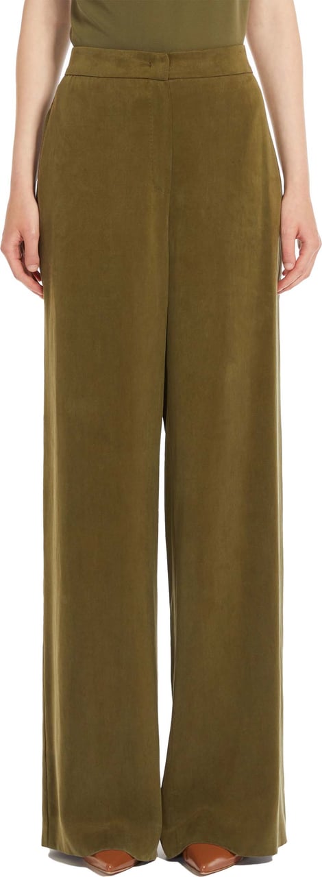 Max Mara Trousers Khaki Bruin