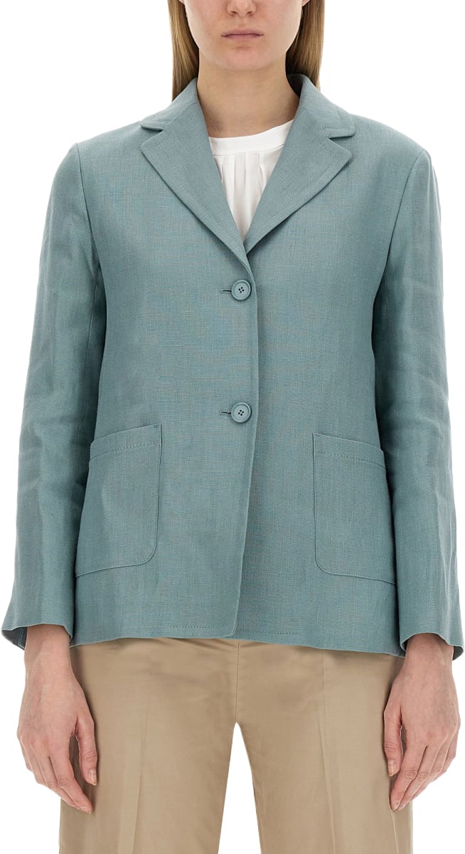 Max Mara "Socrates" Jacket Blauw