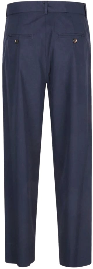 Max Mara Trousers Blue Blauw