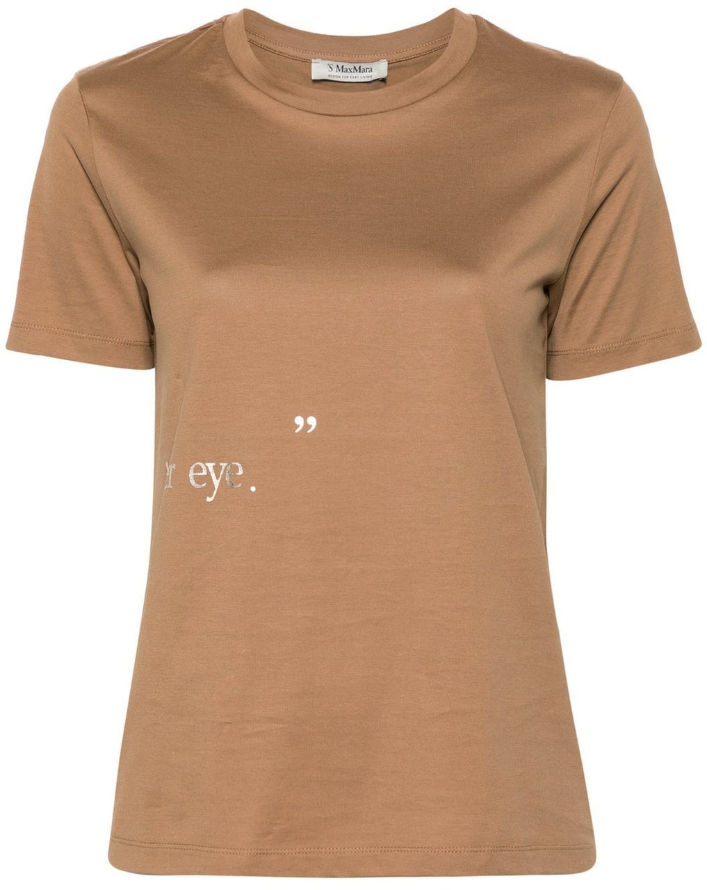 Max Mara 'S Max Mara Orlanda Cotton T-Shirt Bruin
