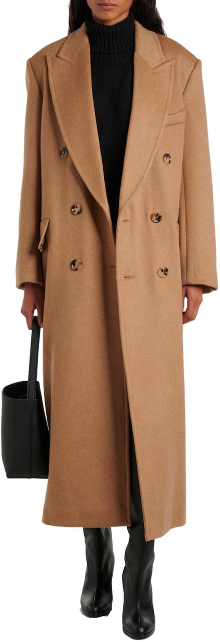 Max Mara Max Mara Fungo Wool Coat Bruin
