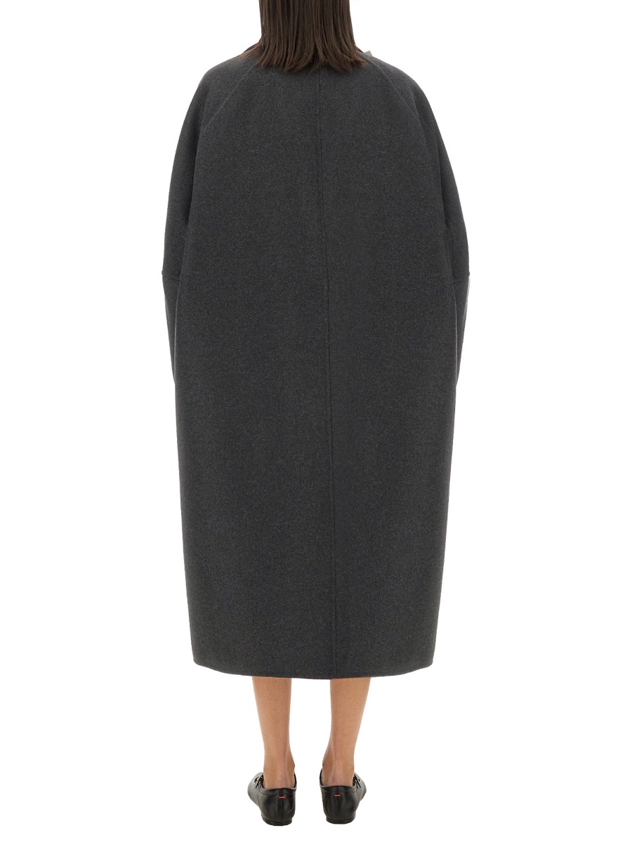 Max Mara Oversized Luxe Wool and Cashmere Coat Zwart
