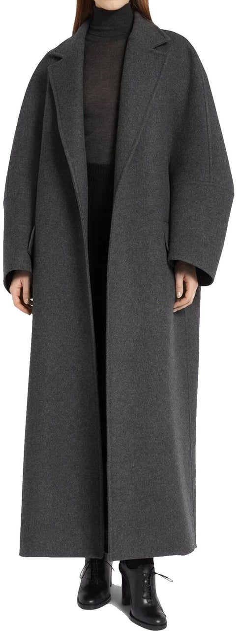 Max Mara Asburgo Wool and cashmere Coat Grijs
