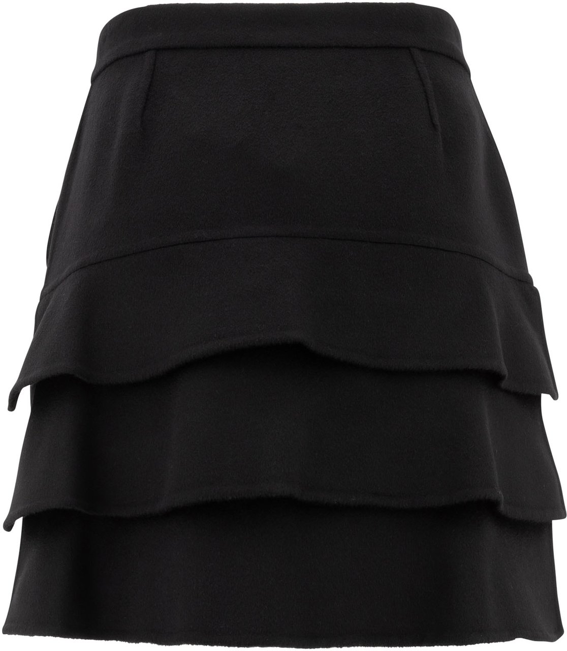 Max Mara Camelwool miniskirt Zwart