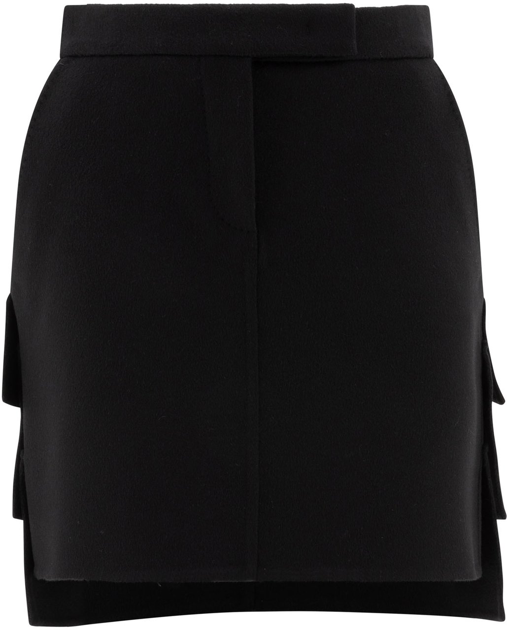 Max Mara Camelwool miniskirt Zwart