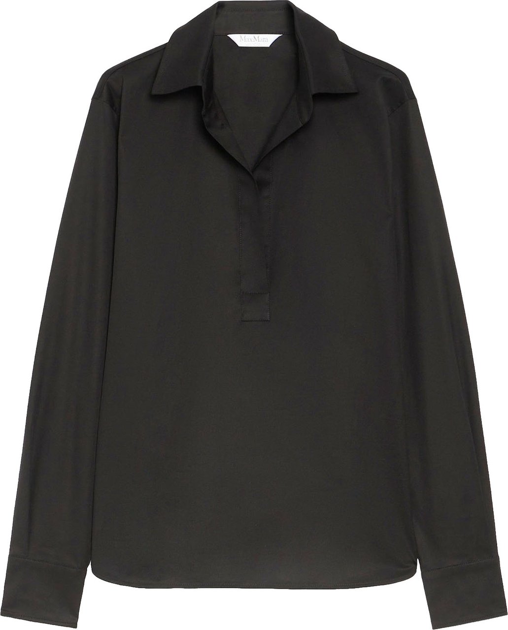 Max Mara Max Mara Scire Cotton Shirt Zwart
