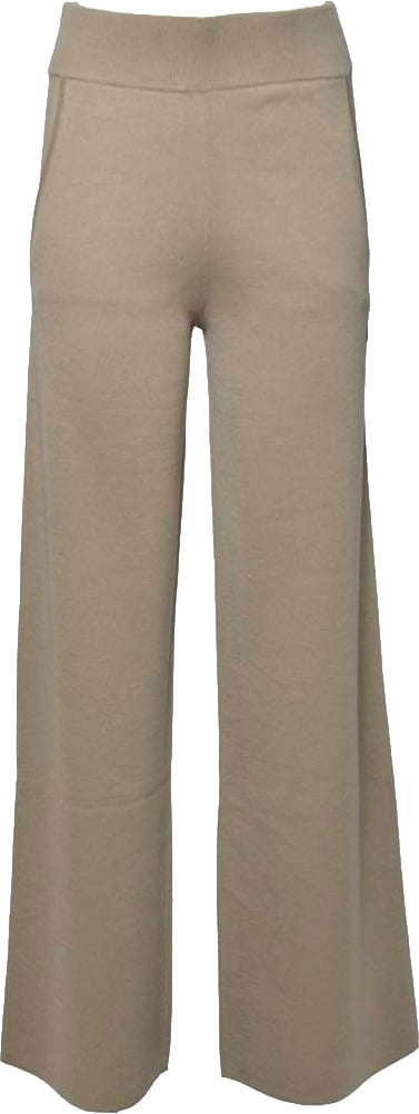 Max Mara Tailored High-Waist Trousers With Wide Legs Neutraal