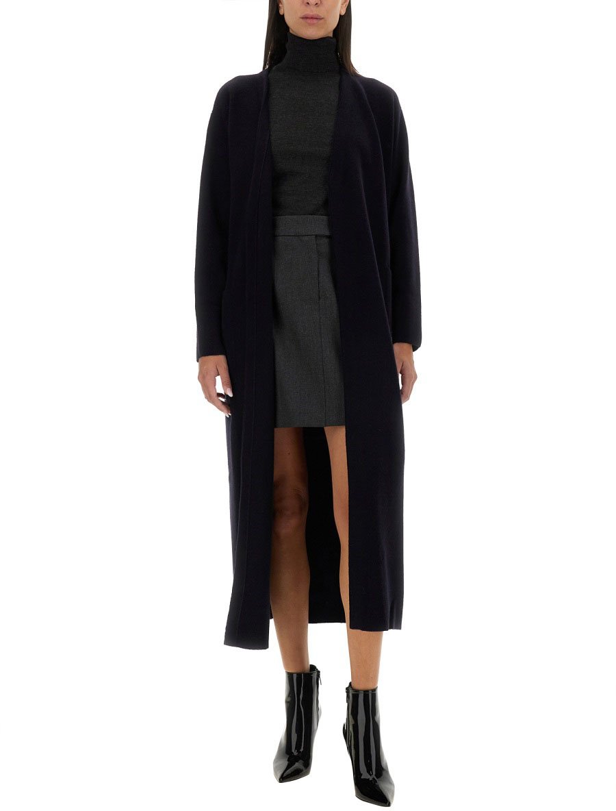 Max Mara Regular Fit Jersey Sweater with Wool Zwart