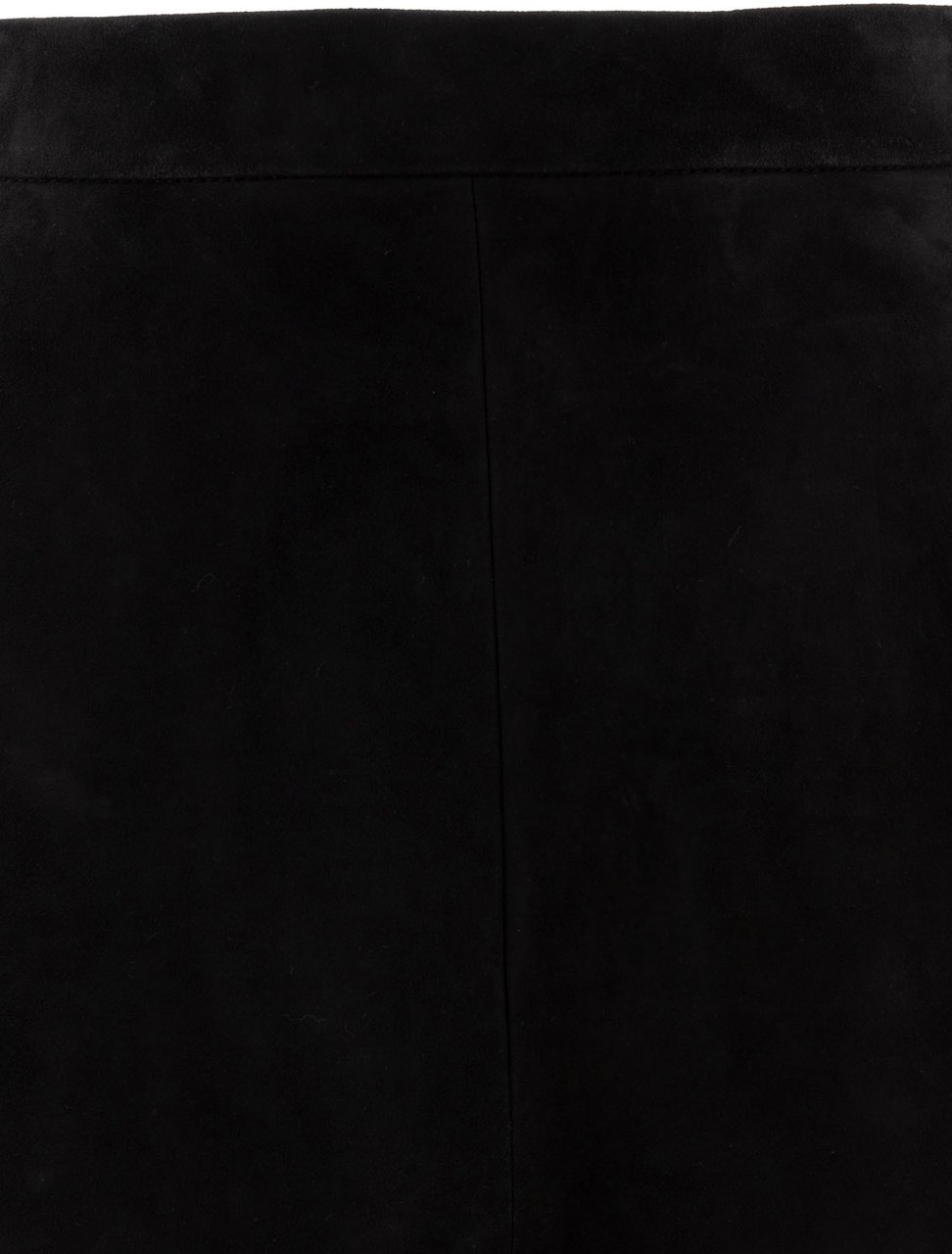 Max Mara Suede shorts Zwart