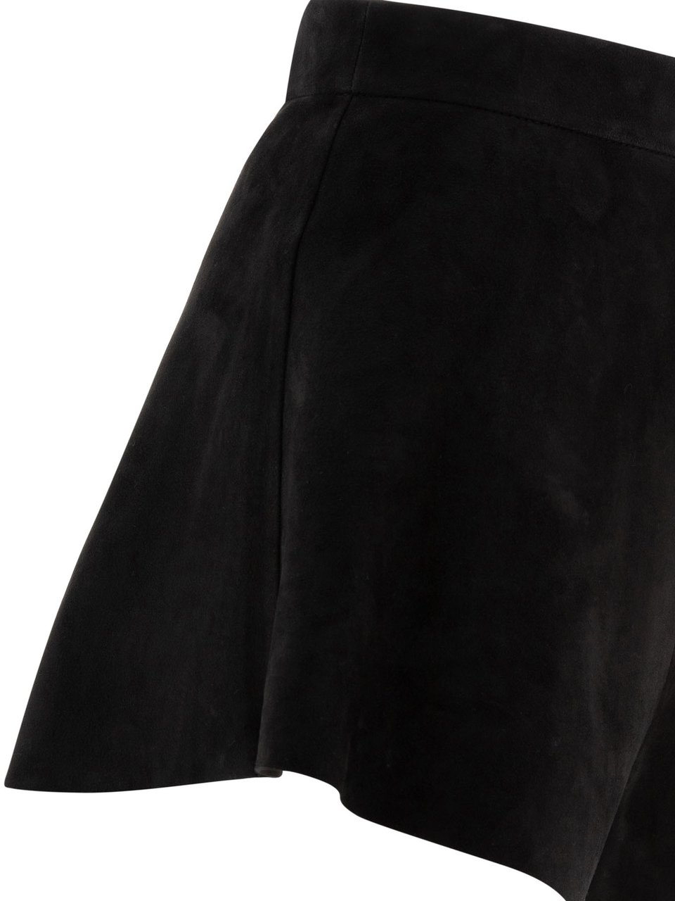Max Mara Suede shorts Zwart