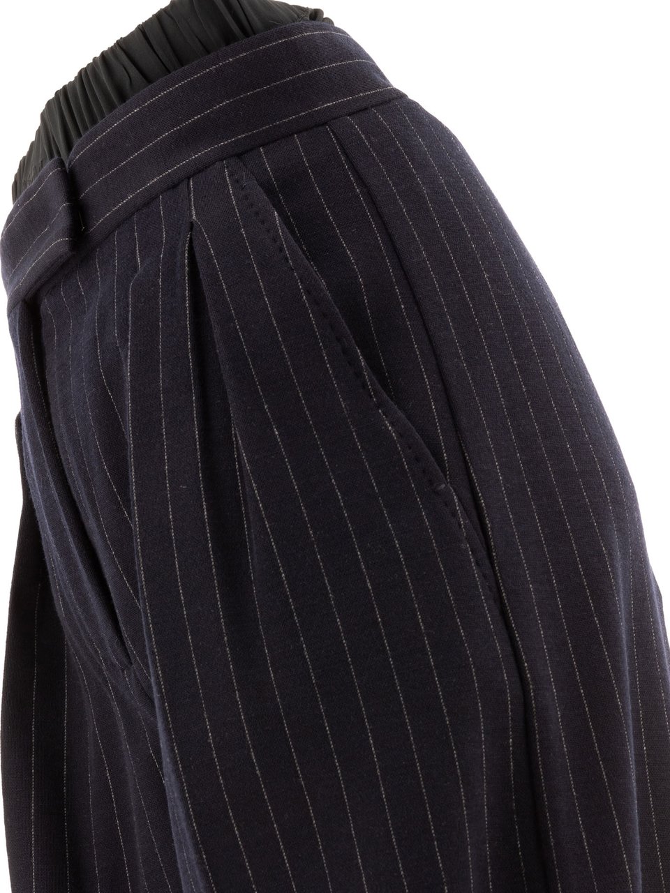 Max Mara "Piroghe" pinstriped trousers Blauw