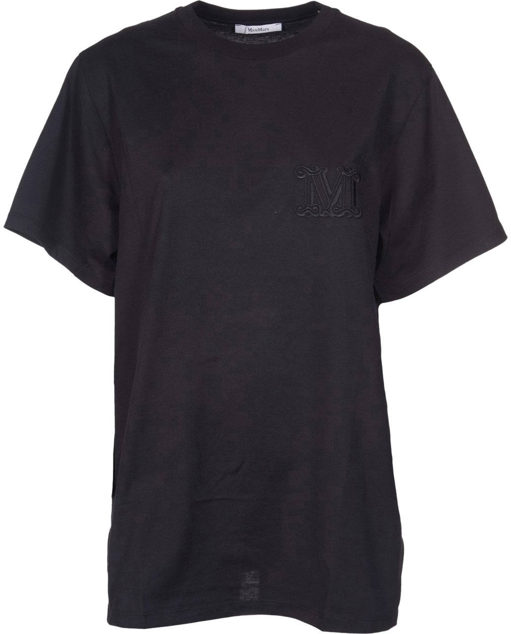 Max Mara Tshirt Short Sleeves Black Zwart