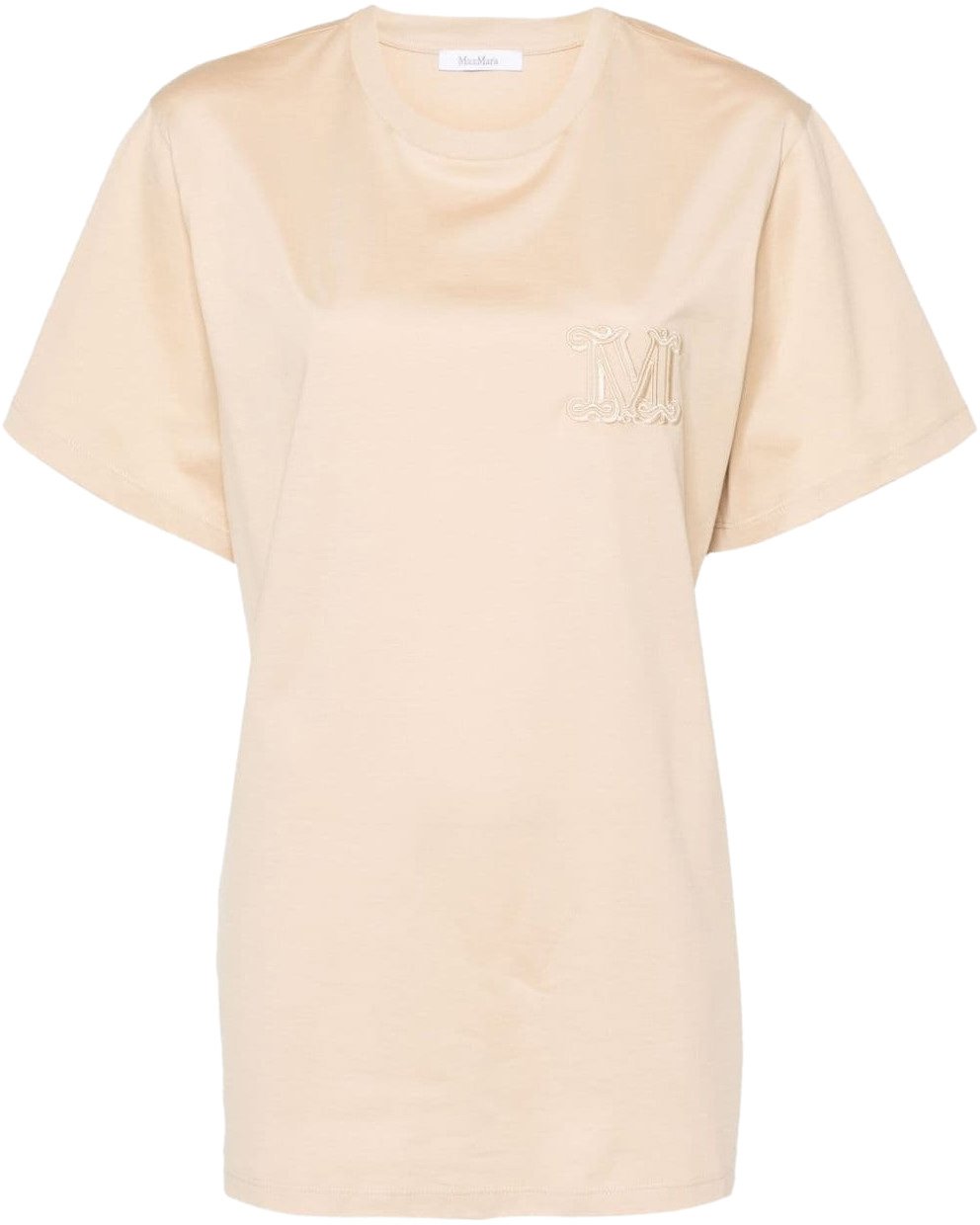 Max Mara Tshirt Short Sleeves Brown Bruin