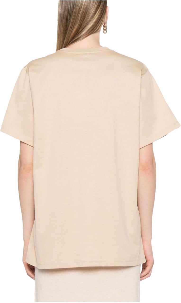 Max Mara Tshirt Short Sleeves Brown Bruin