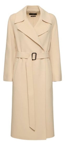 Max Mara Coats Cream Wit