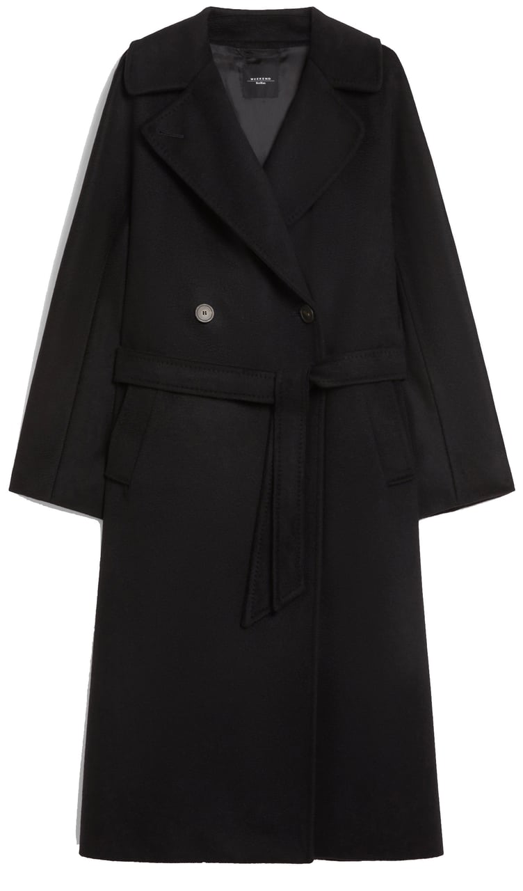 Max Mara Coats Black Zwart
