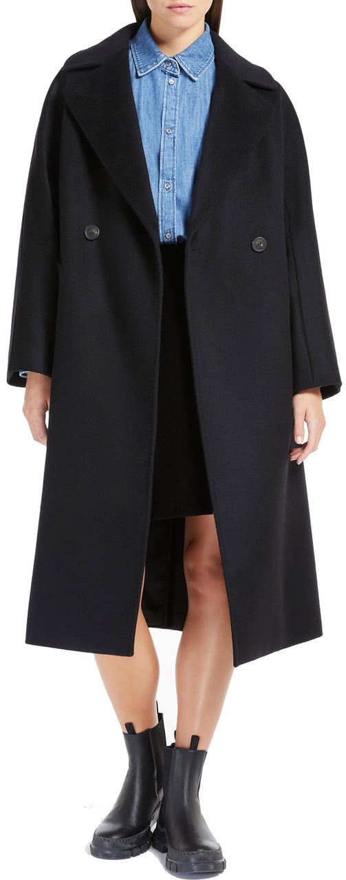 Max Mara Coats Black Zwart