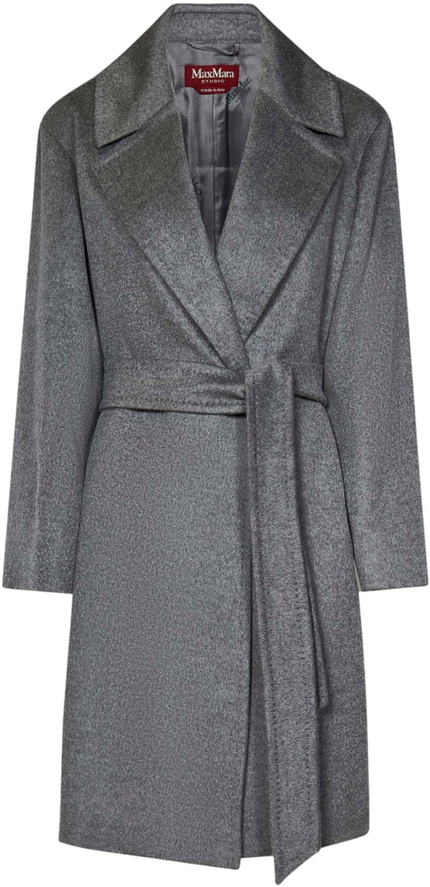 Max Mara Coats Grey Grijs