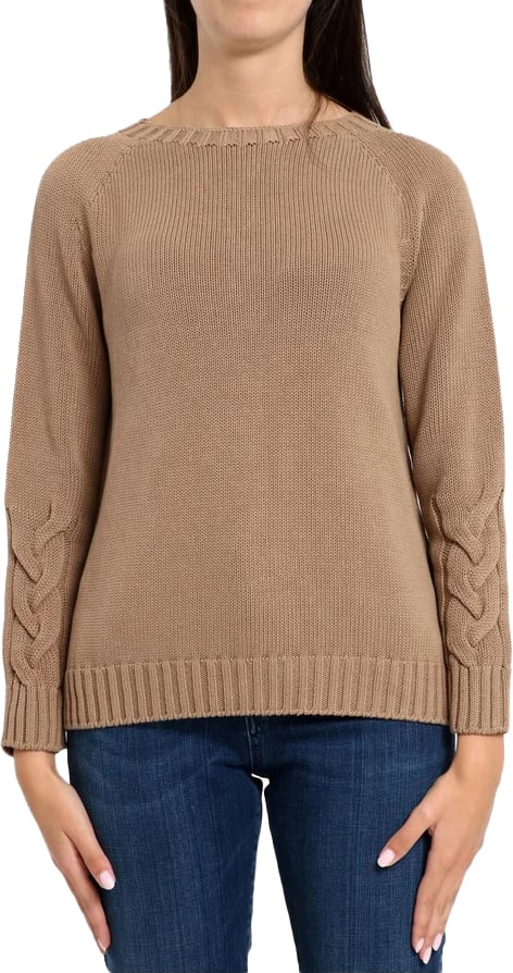 Max Mara Sweaters Brown Bruin