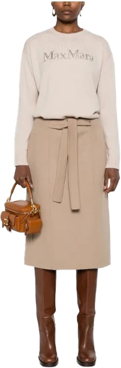 Max Mara Sweaters Beige Beige