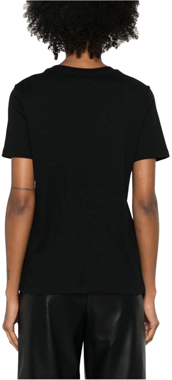Max Mara Tshirt Short Sleeves Black Zwart