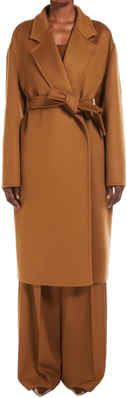 Max Mara Max Mara Melinda Cashmere Midi Coat Bruin