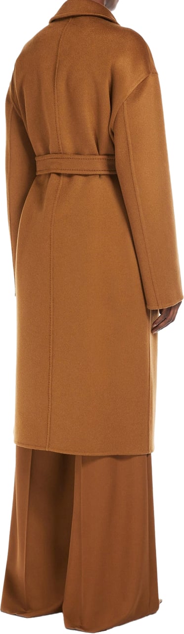 Max Mara Max Mara Melinda Cashmere Midi Coat Bruin