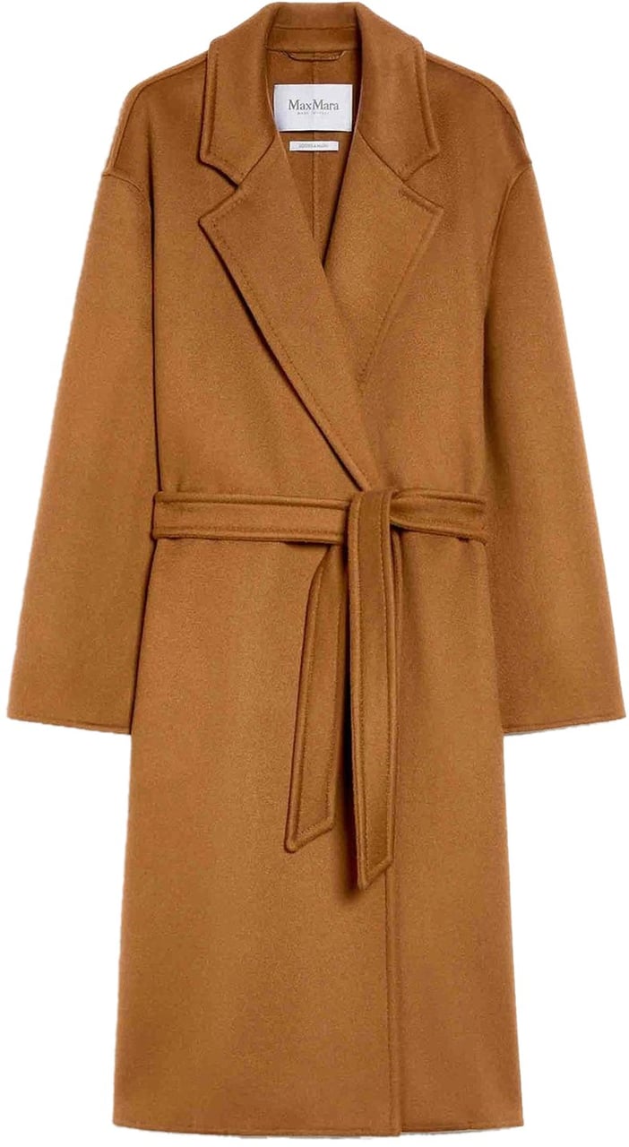 Max Mara Max Mara Melinda Cashmere Midi Coat Bruin