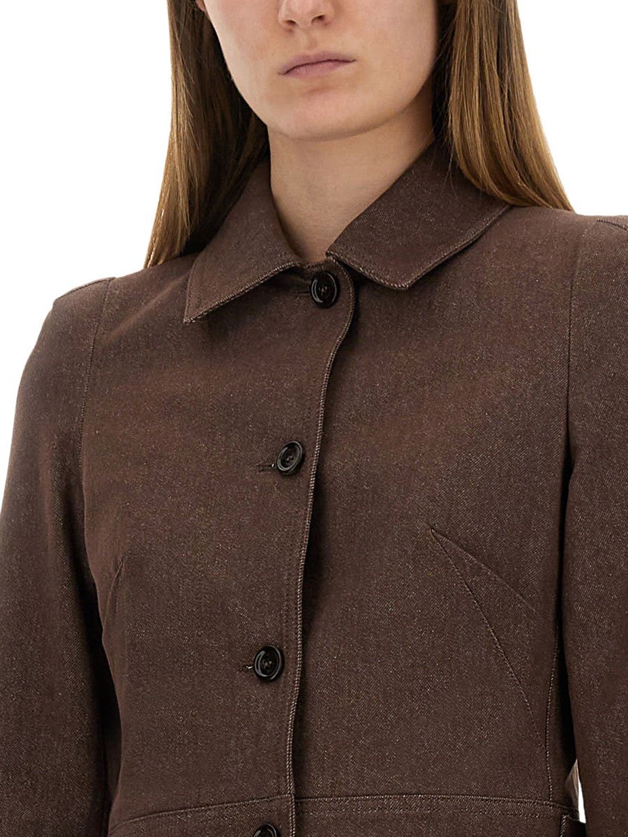 Max Mara "Carp" Cotton Jacket Zwart