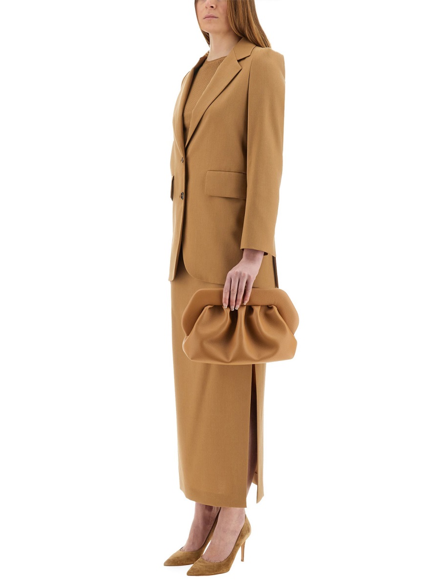 Max Mara "Navona" Long Skirt Bruin