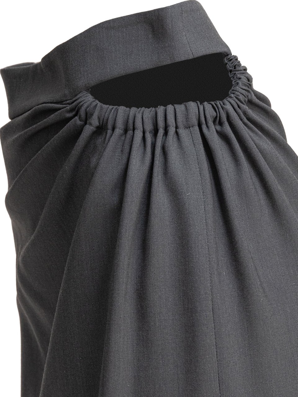 Max Mara Cut-out skirt Grijs