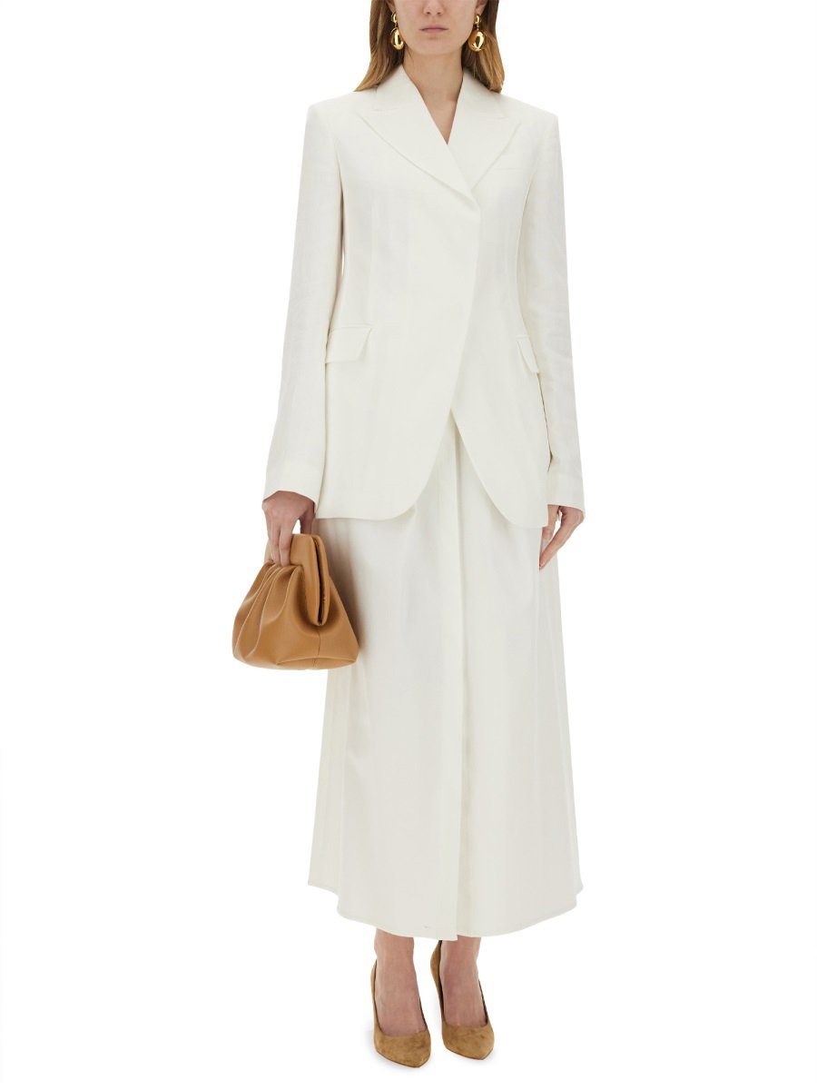 Max Mara "Alcade1234" Cotton Skirt Neutraal