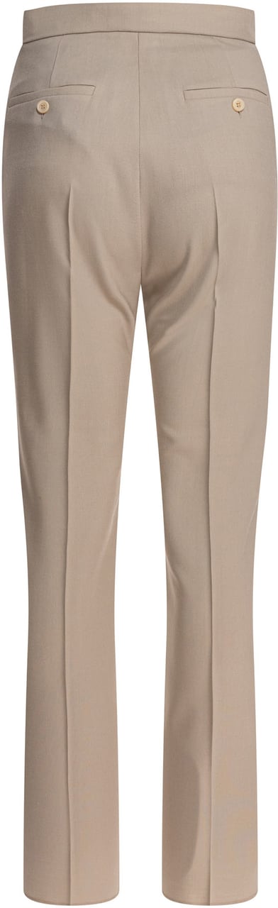 Max Mara Straight-leg trousers Beige