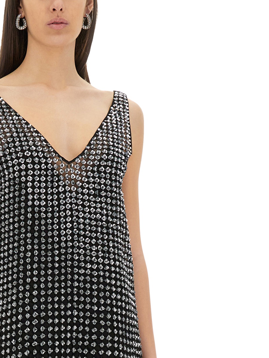 Max Mara "Rita" Short Dress Grijs